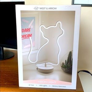 LED Cat Light Lamp || West & Arrow